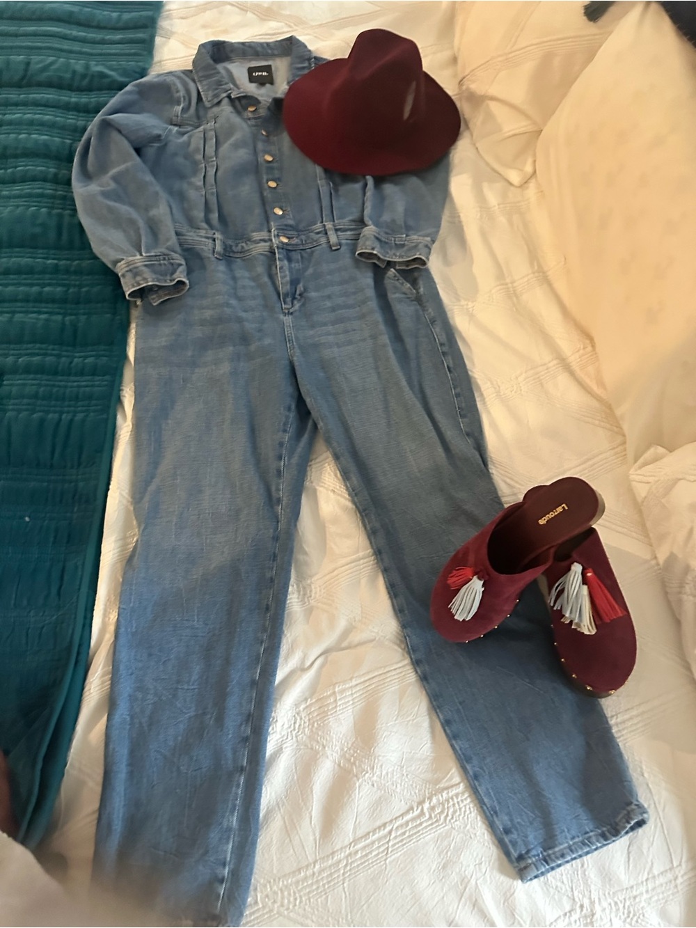 Long Sleeve Denim Jumpsuit (Nordstrom Exclusive)
OWN